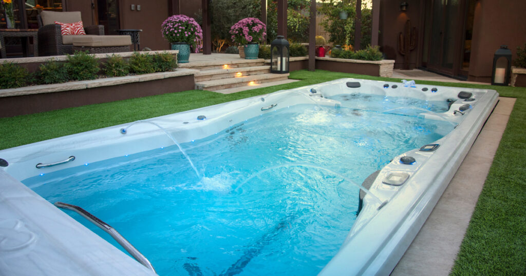 woda w basenie spa