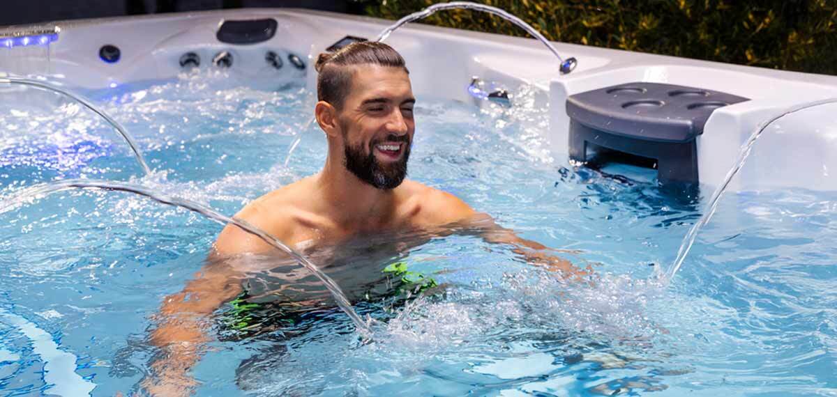 Michael Phelps w Swim Spa